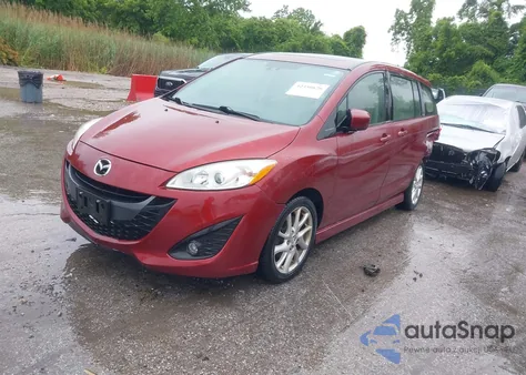 2012 Mazda Mazda5 Grand Touring z USA, uszkodzony, nr VIN JM1CW2DL8C0142628